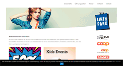 Desktop Screenshot of linth-park.ch